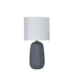 Benjy 20 Grey Ceramic Table Lamp