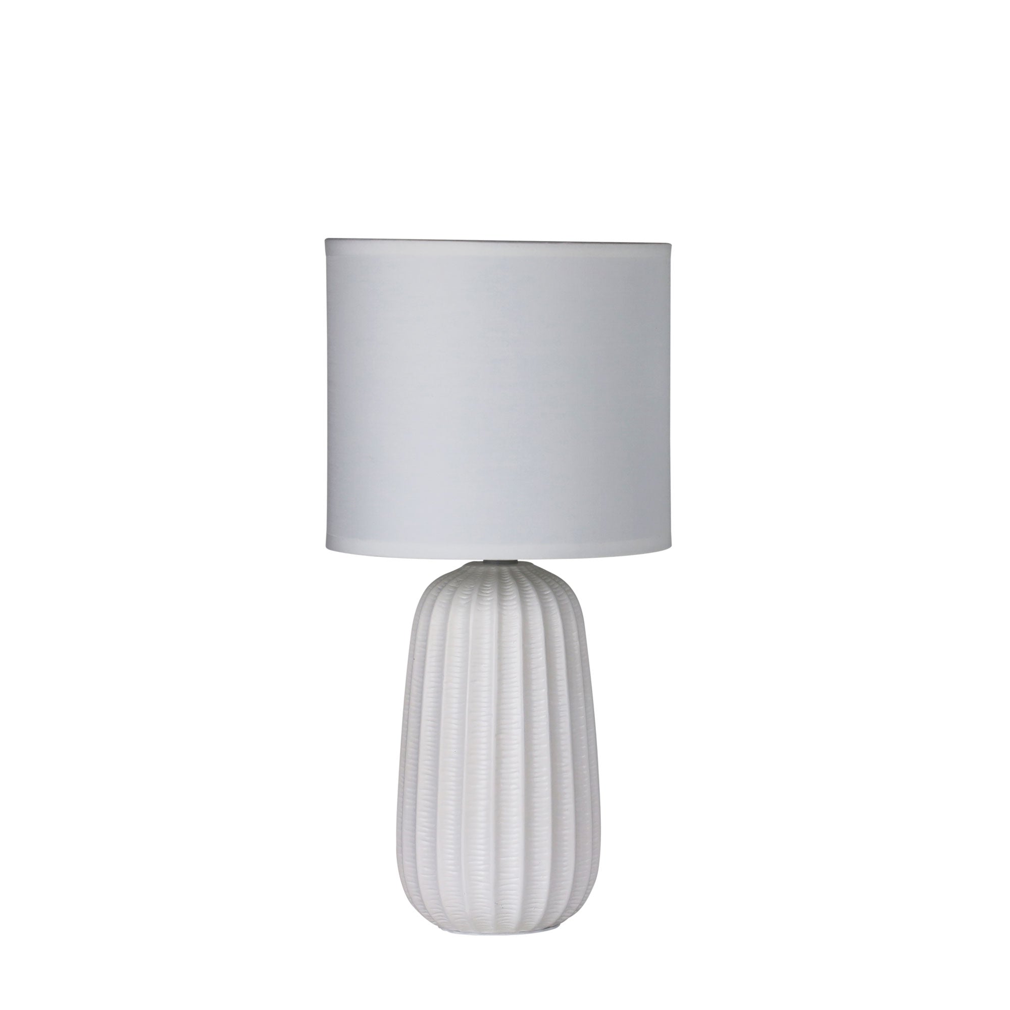Benjy 20 White Ceramic Table Lamp