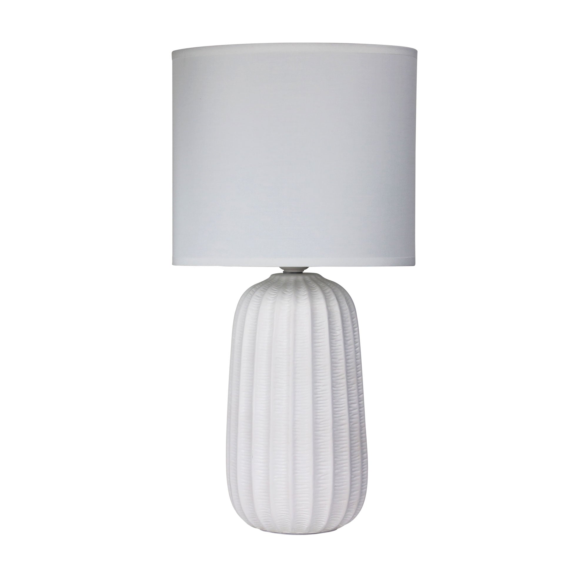 Benjy 25 White Ceramic Table Lamp