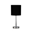 Zola Table Lamp Chrome Base With Black Shade
