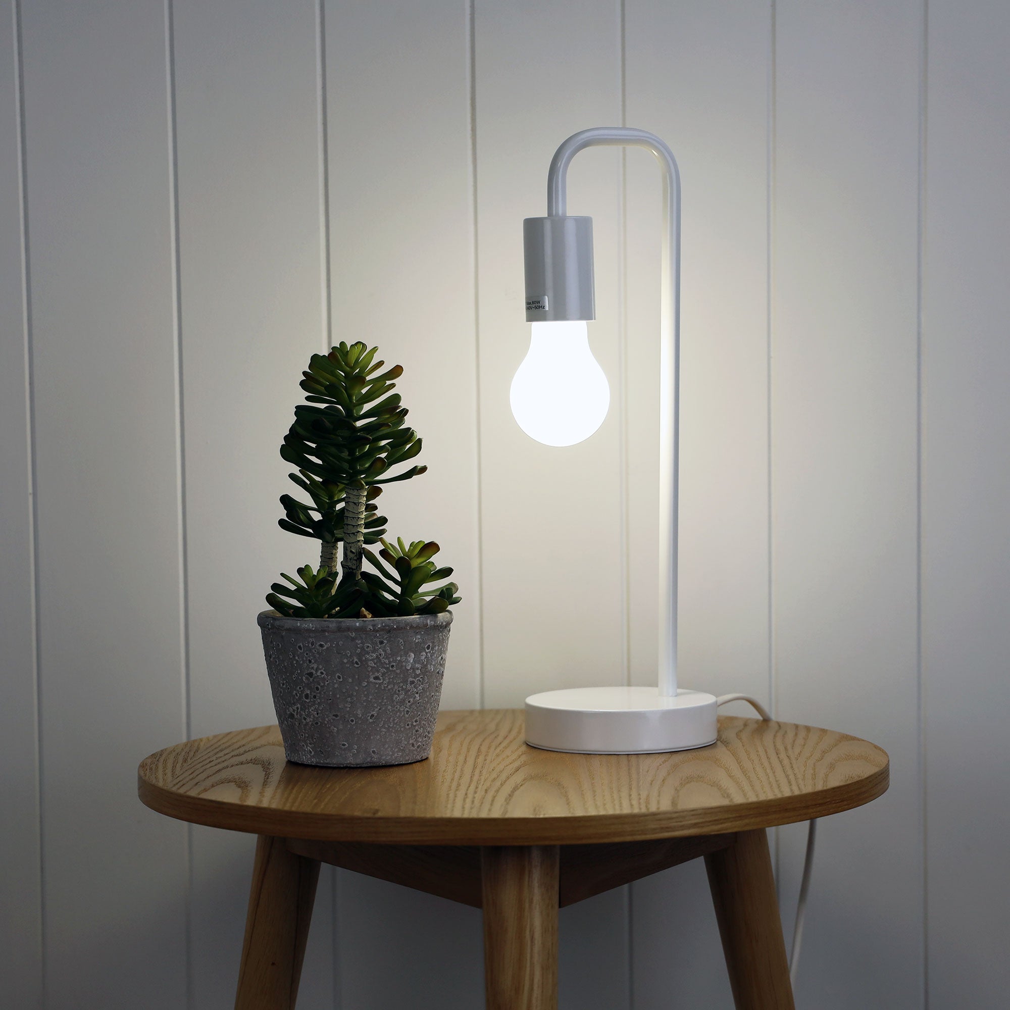 York White Table Lamp Base