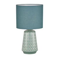 Thumbnail for Moana Ceramic Table Lamp With Shade Green