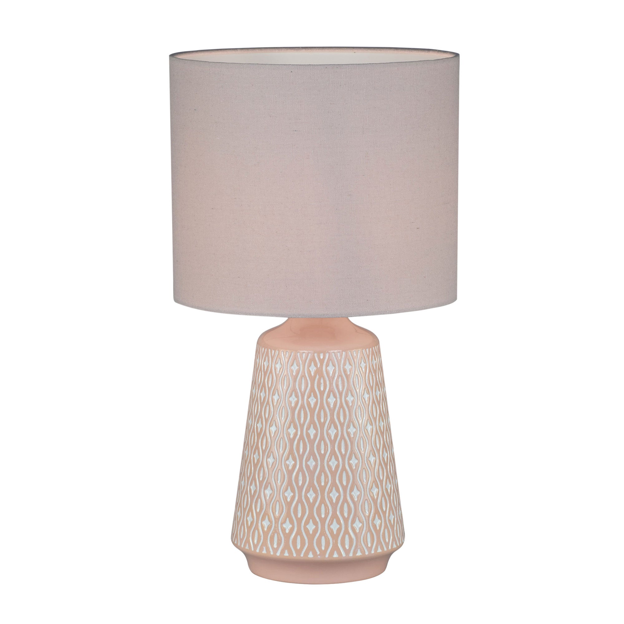 Moana Ceramic Table Lamp With Shade Pink