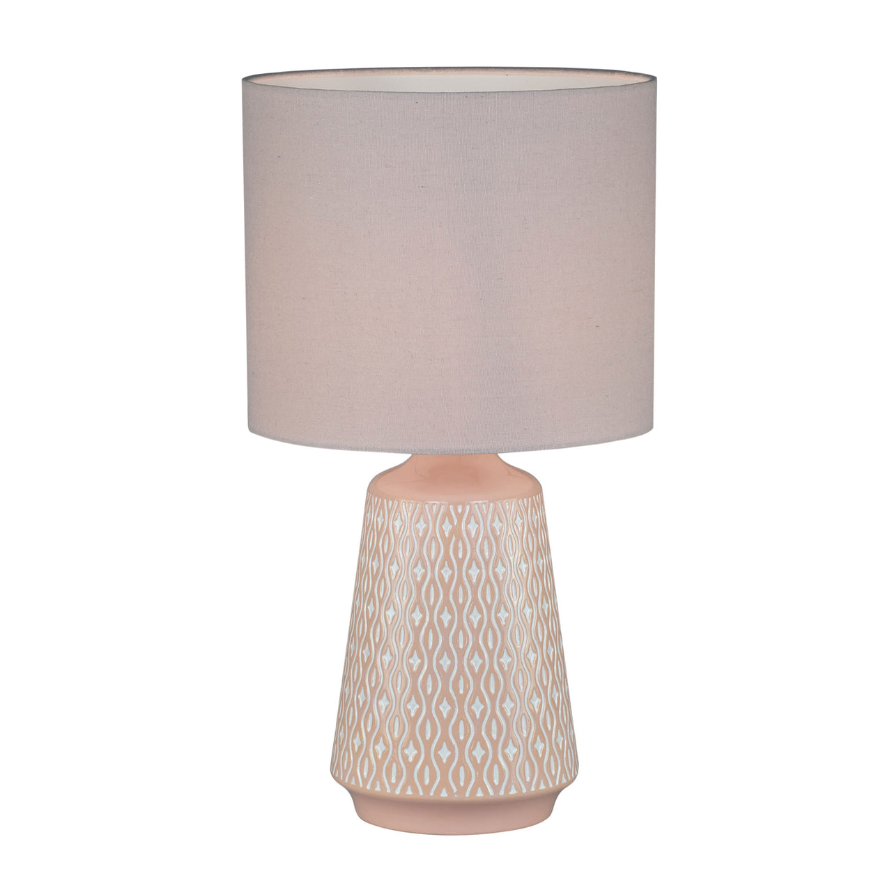 Moana Ceramic Table Lamp With Shade Pink