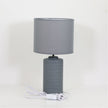 Jenny Grey Ceramic & Fabric Table Lamp
