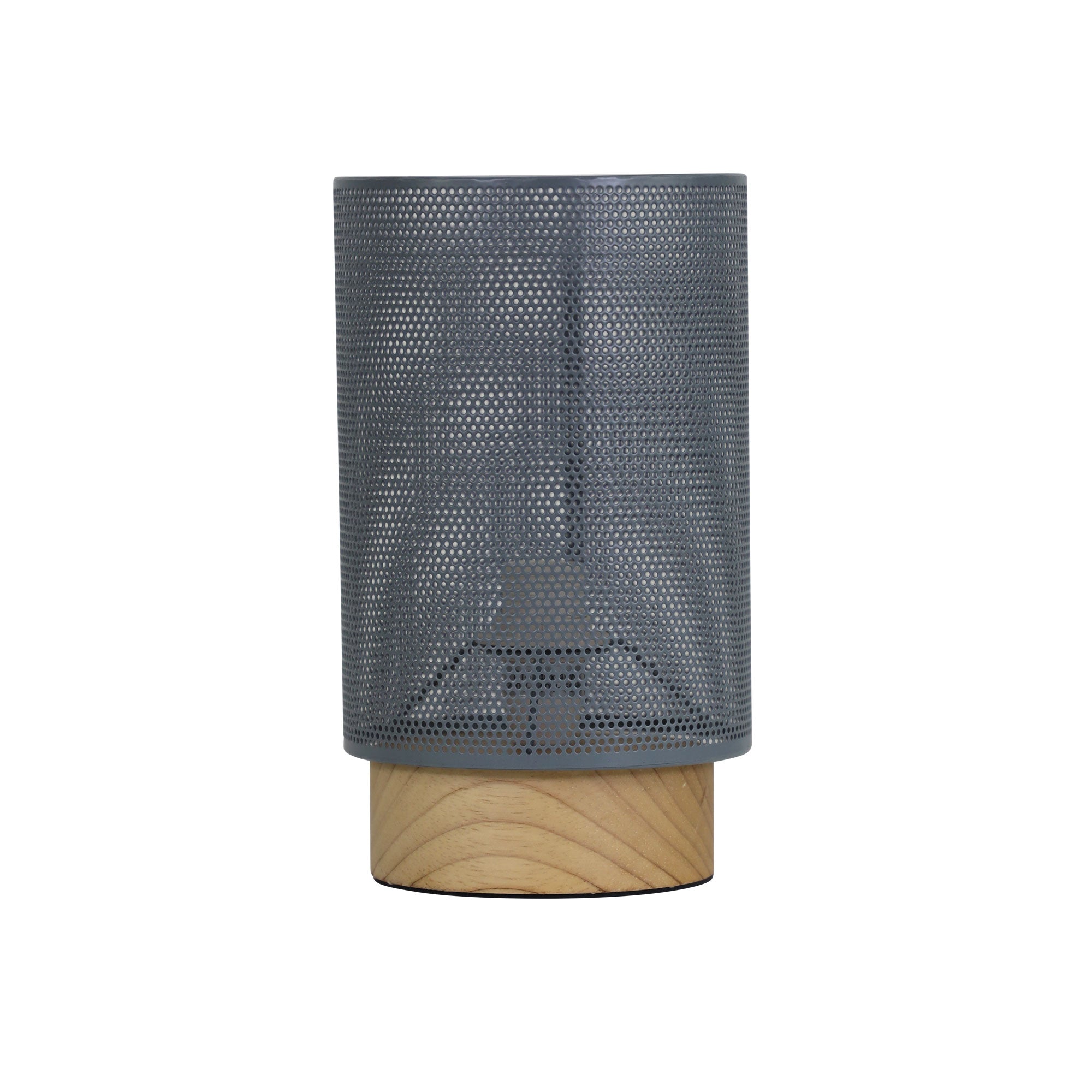 Lenny Mesh Bedside Lamp In Grey