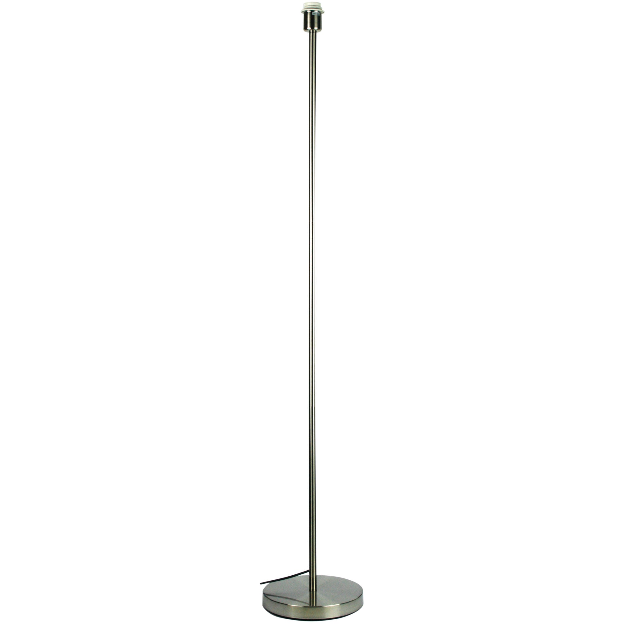 Spoke 1450 Floor Lamp Base Only Brushed Chrome E27