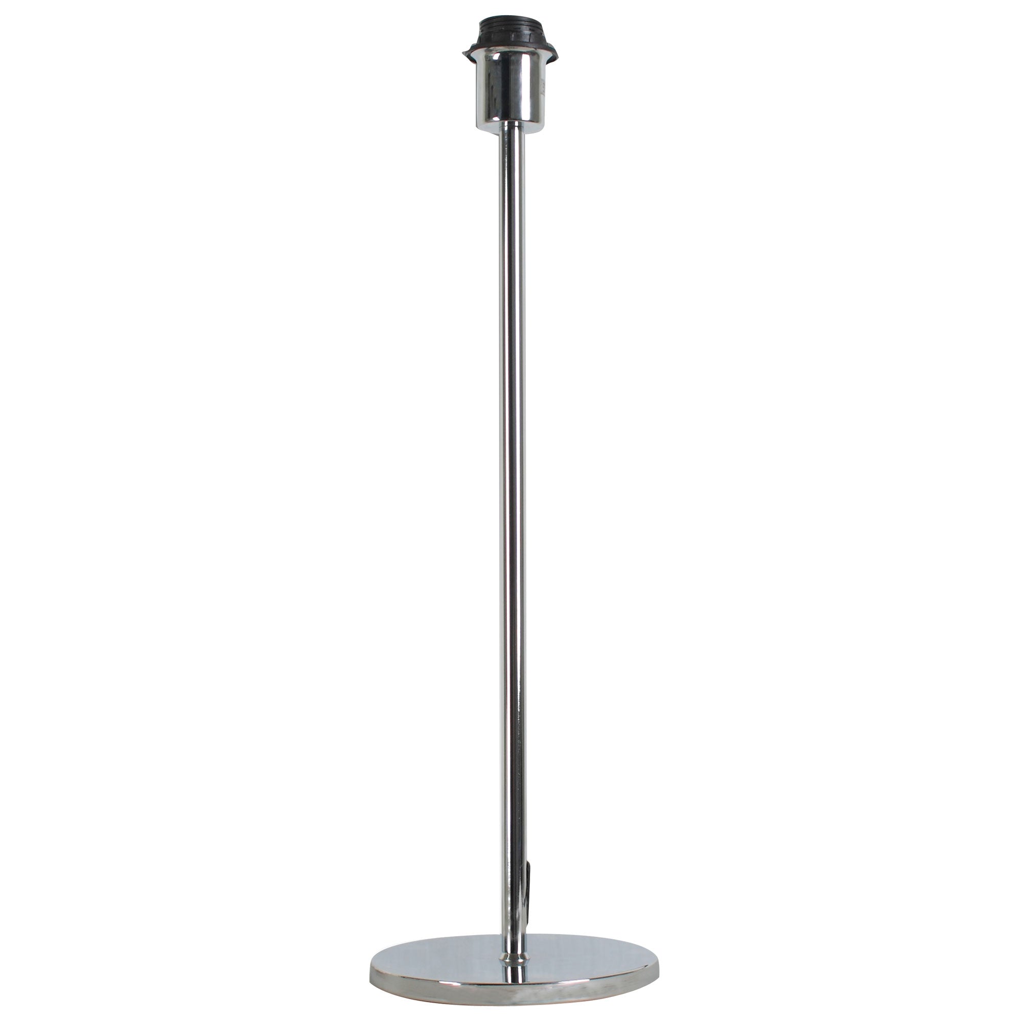 Spoke 50 Table Lamp Base Only Bright Chrome E27