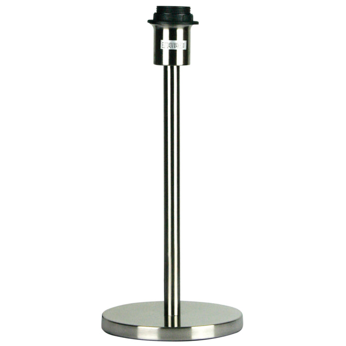 Spoke 35 Table Lamp Base Only Brushed Chrome E27
