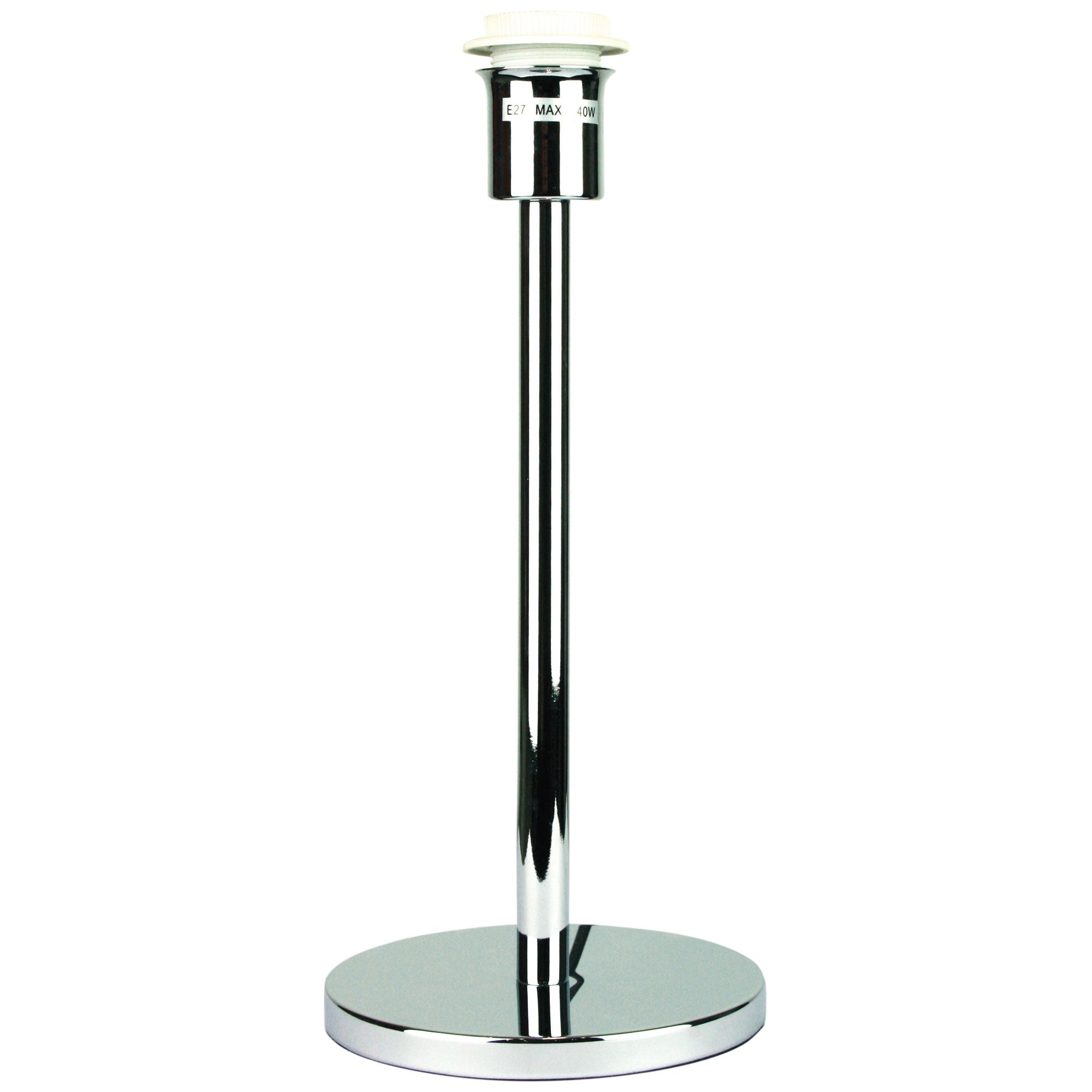 Spoke 35 Table Lamp Base Only Bright Chrome E27