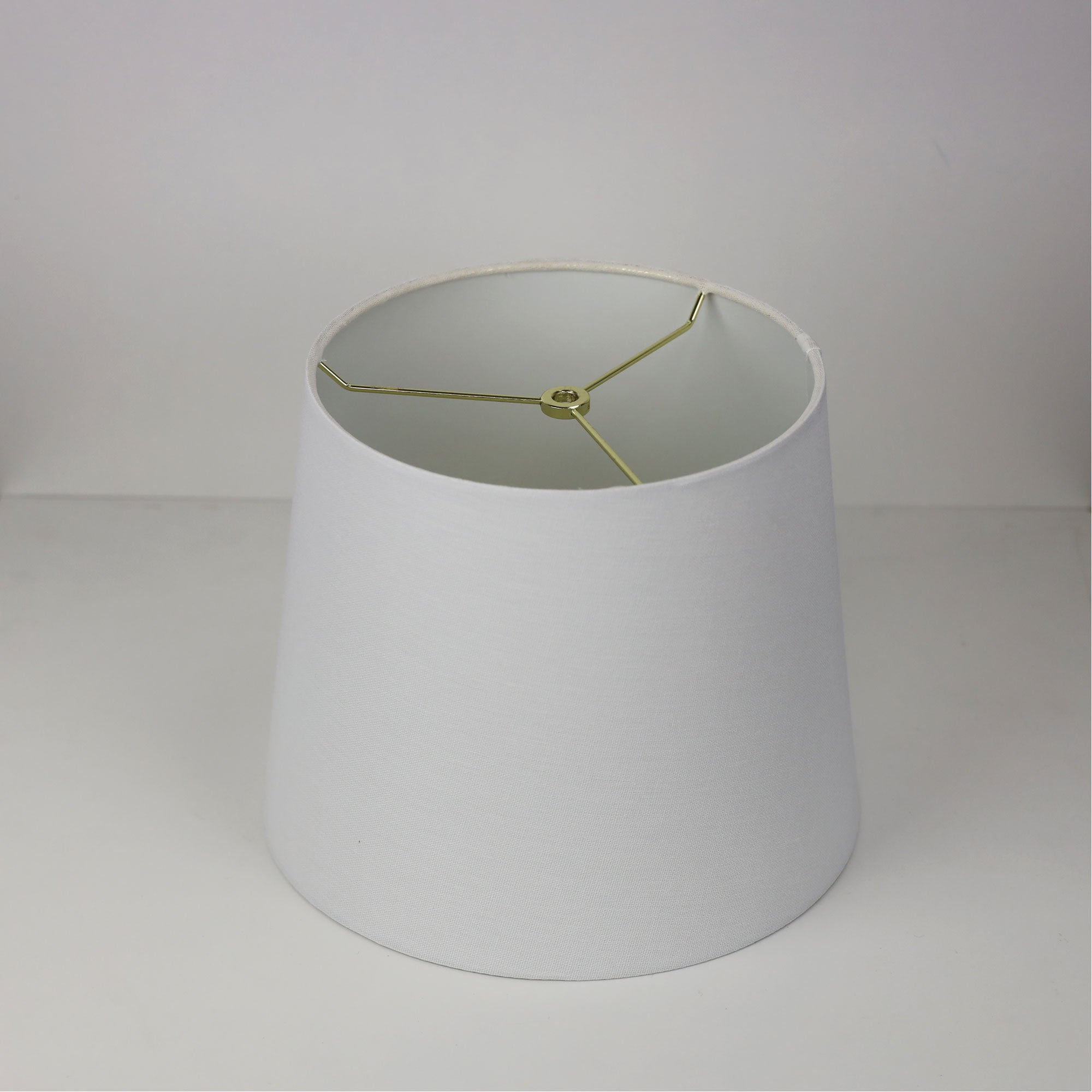 Lamp Shade Ivory White 27cm Harp Mount