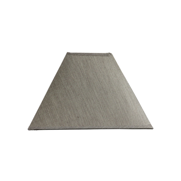 28cm Square Shade 28cm Tapered Square Silver Shade