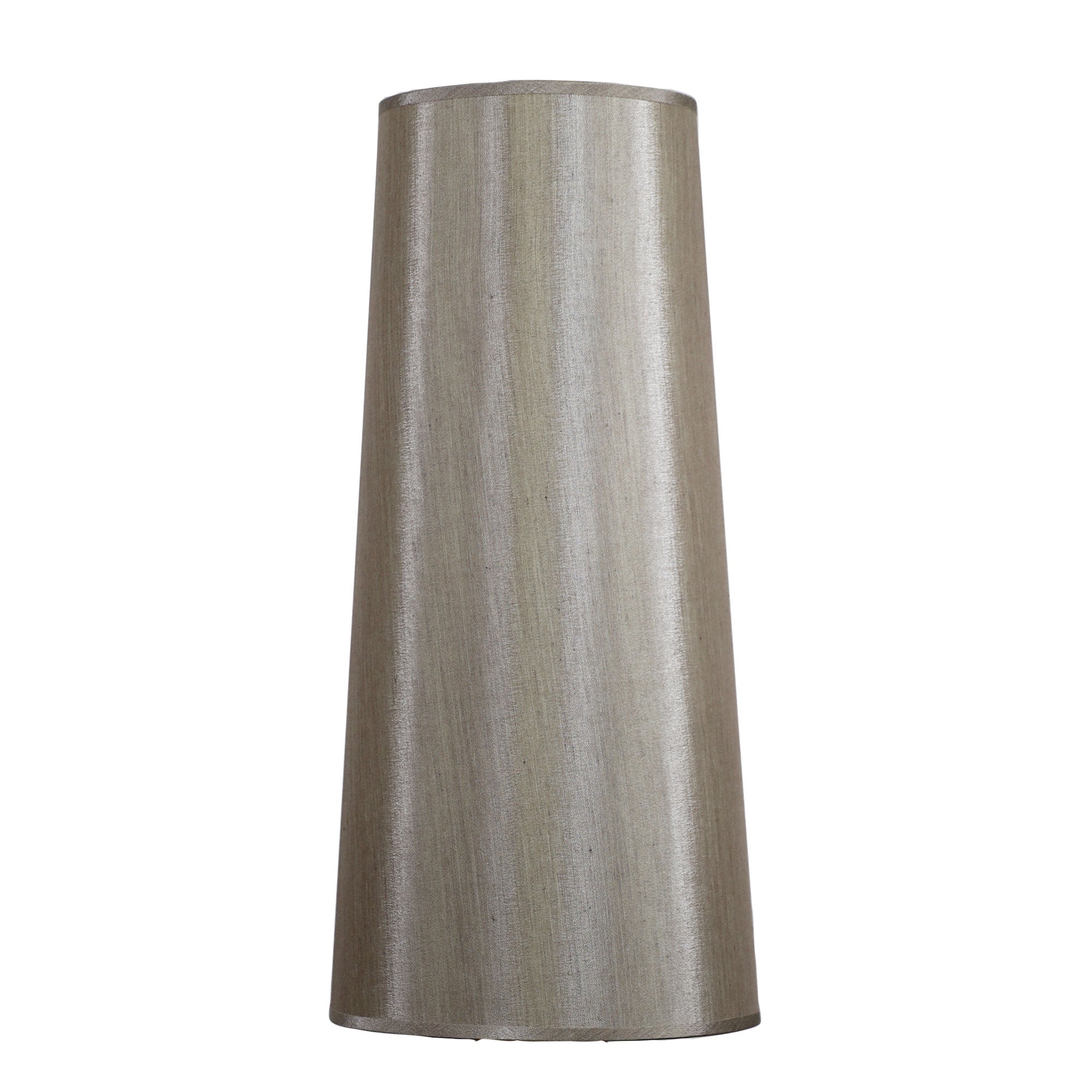 19cm Tapered Shade Silver H40cm Table Lamp Shade