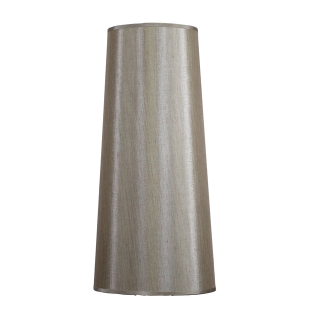 19cm Tapered Shade Silver H40cm Table Lamp Shade