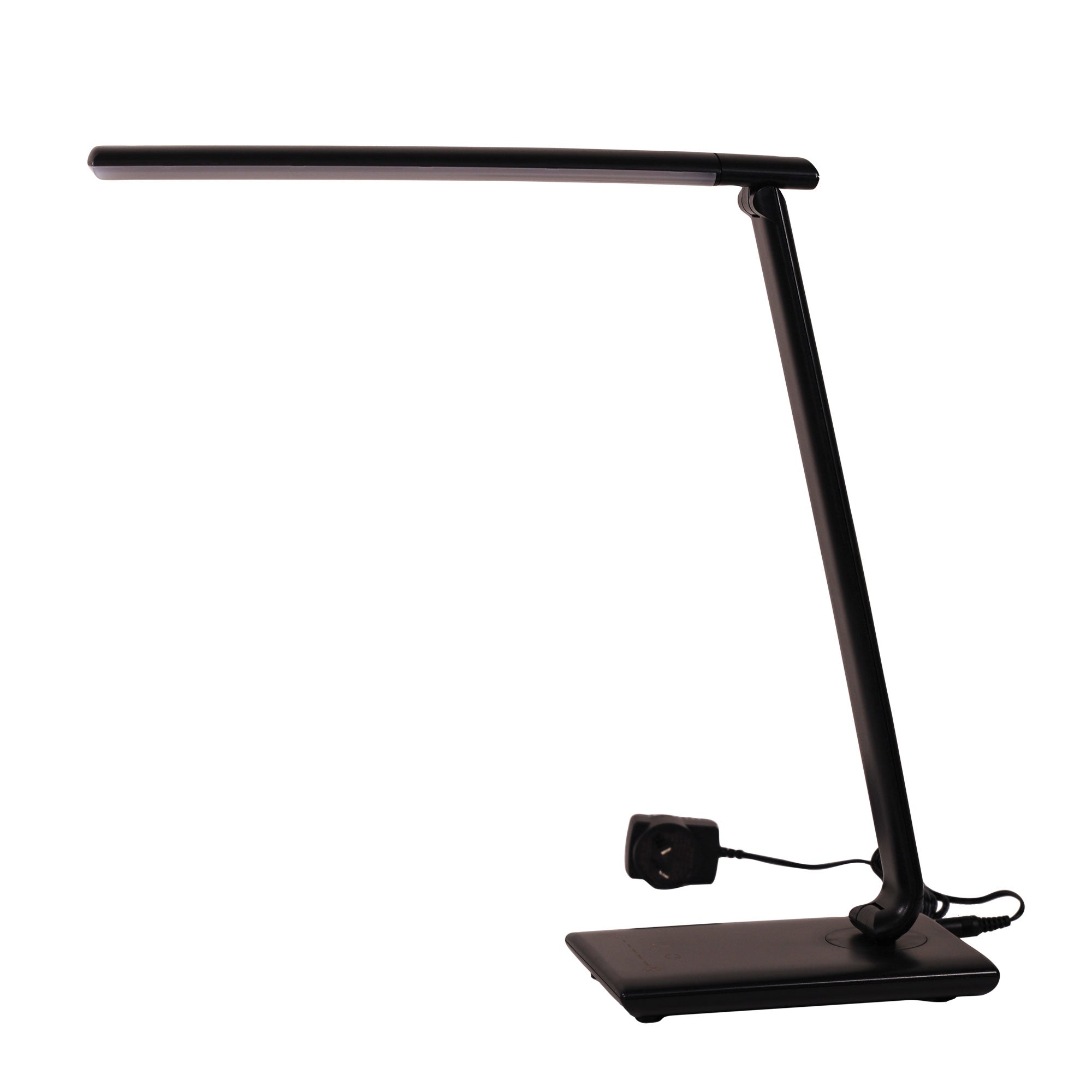 Luke Black 9W CCT Touch Dimming LED Desk Lamp With USB Port