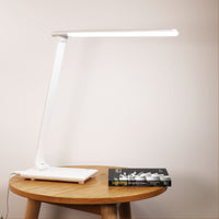 Thumbnail for Luke White 9W CCT Touch Dimming LED Desk Lamp With USB Port