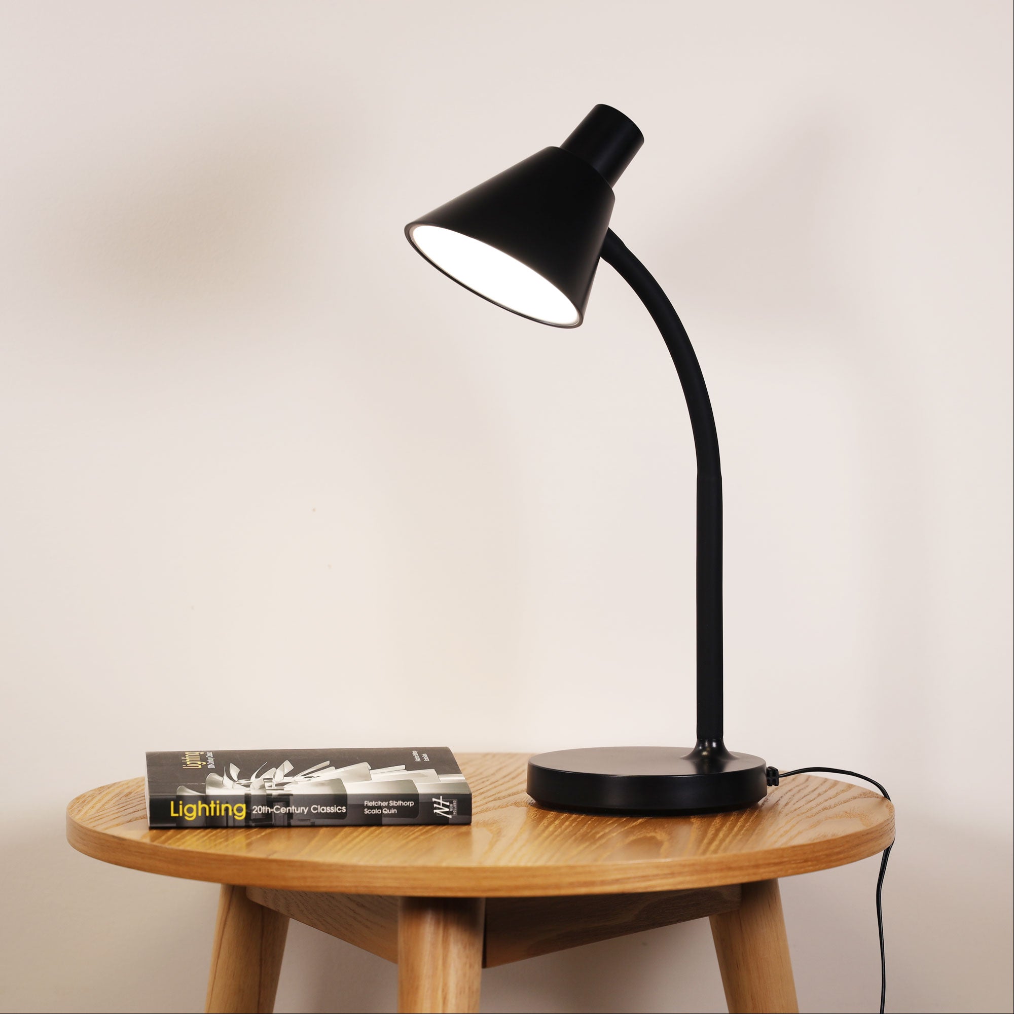 Macca Black 4.5W 4000K LED Desk Lamp