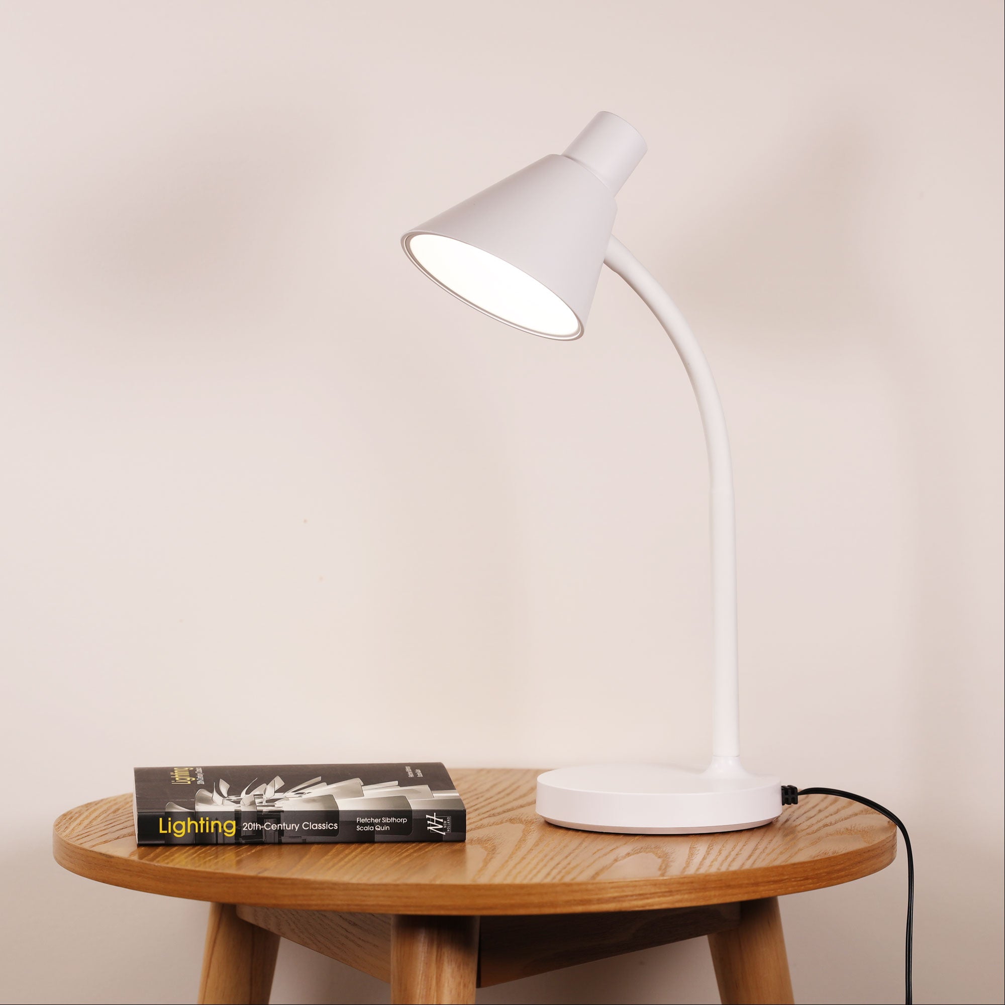 Macca White 4.5W 4000K LED Desk Lamp