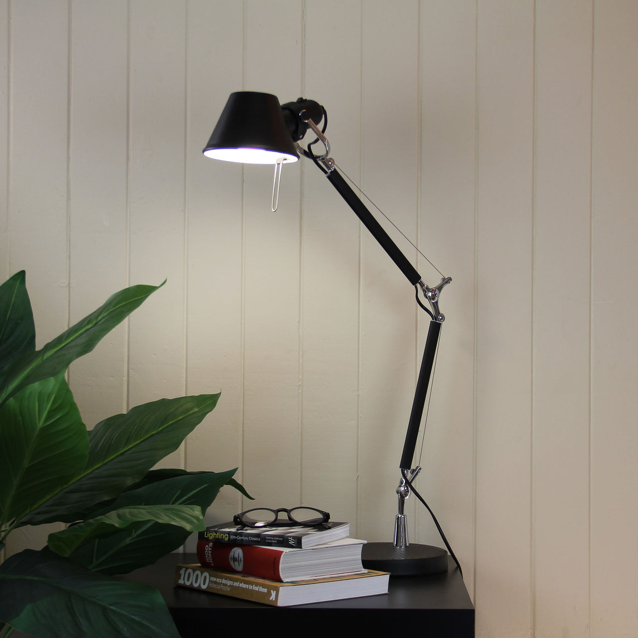 Forma Black Retro Style Adjustable Task Lamp