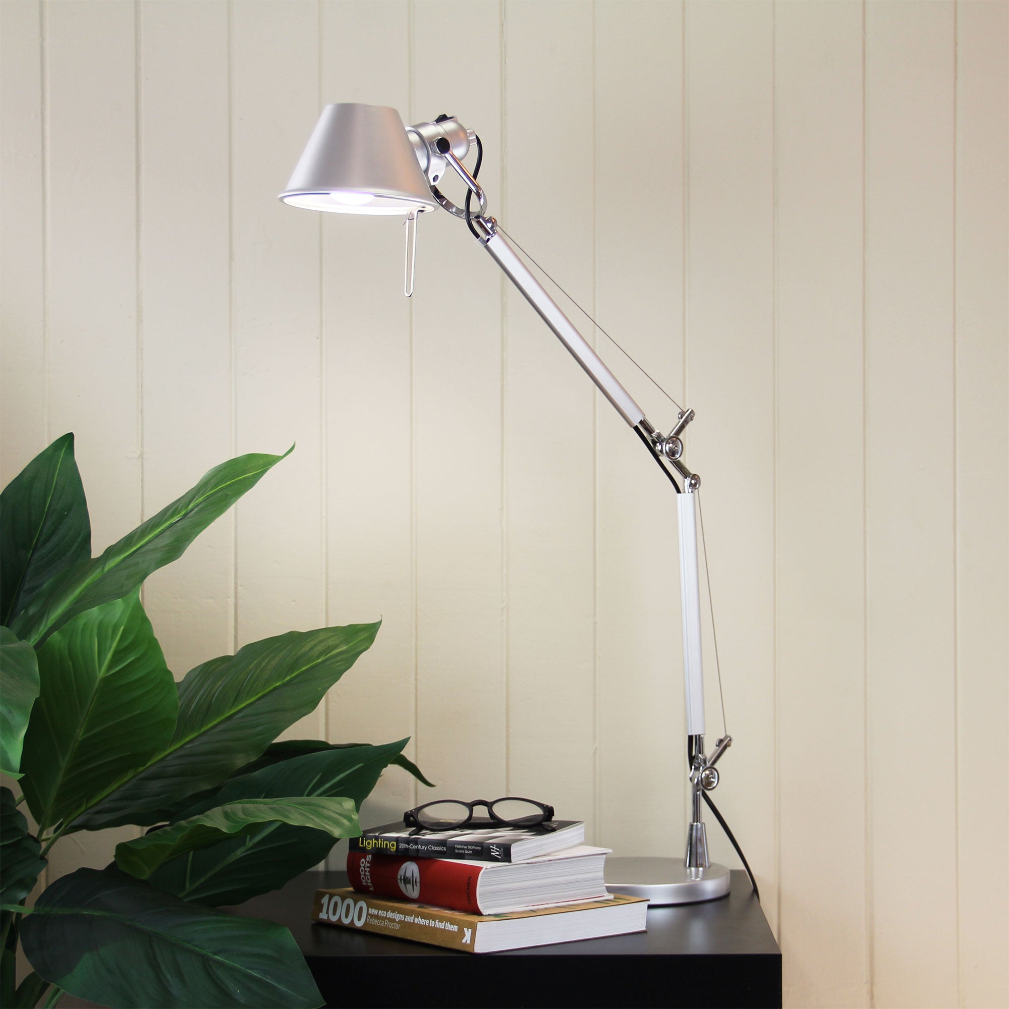 Forma Silver Retro Style Adjustable Task Lamp