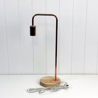 Thumbnail for Lane Copper & Timber Scandi Table Lamp