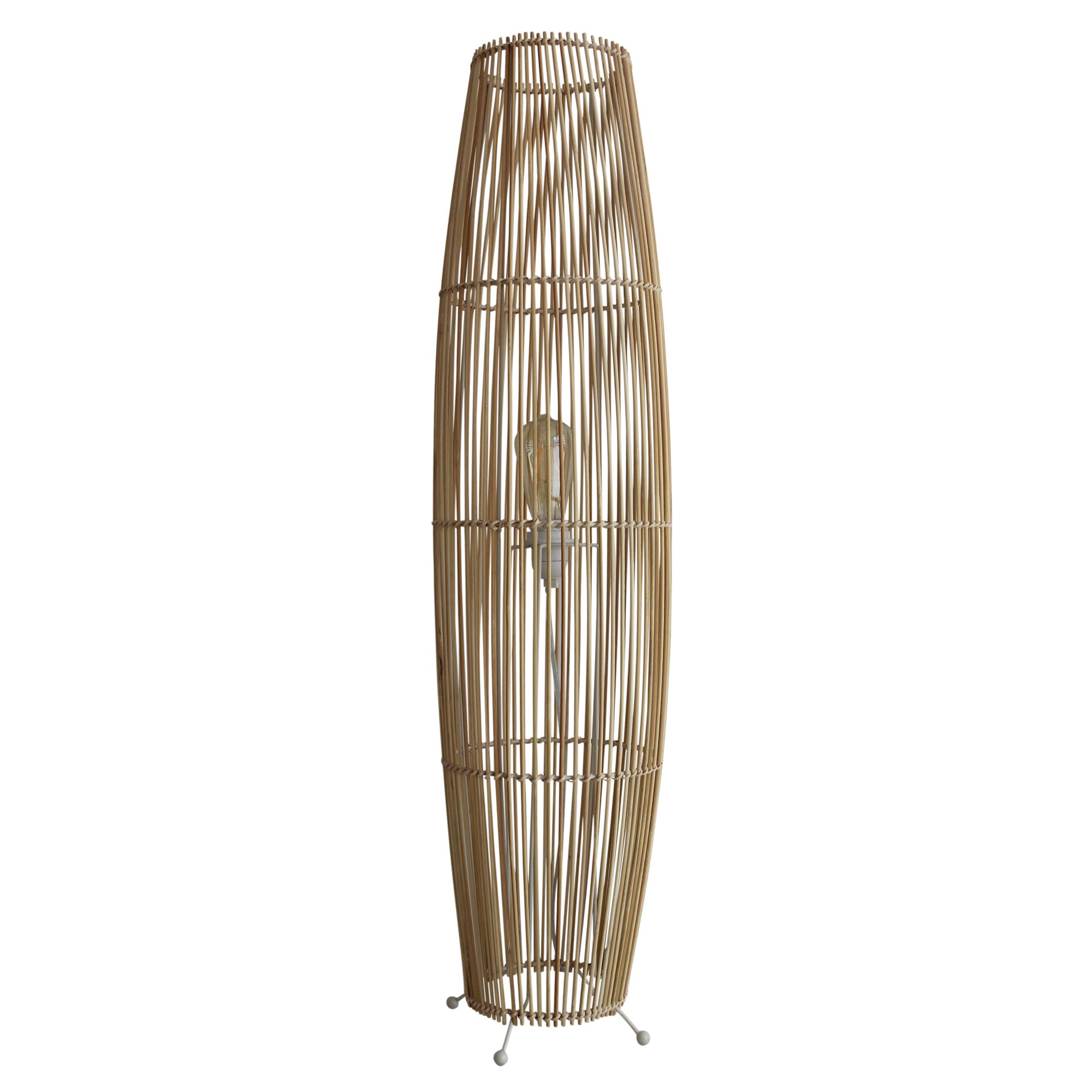 Matram Rattan Cane Floor Lamp