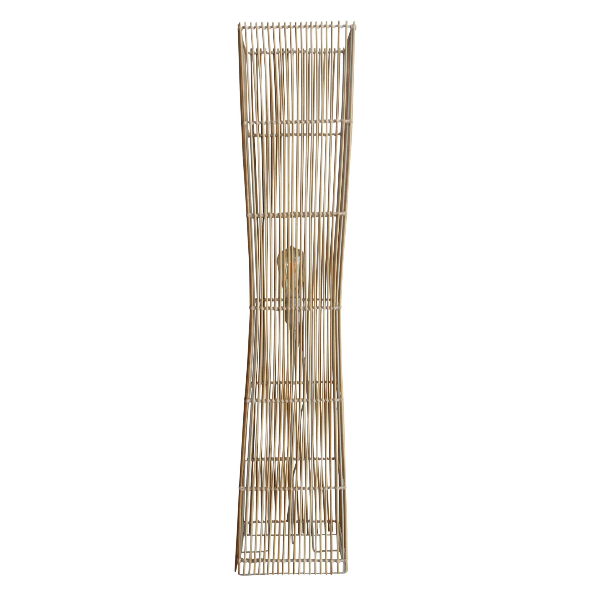Jambi Rattan Cane Floor Lamp