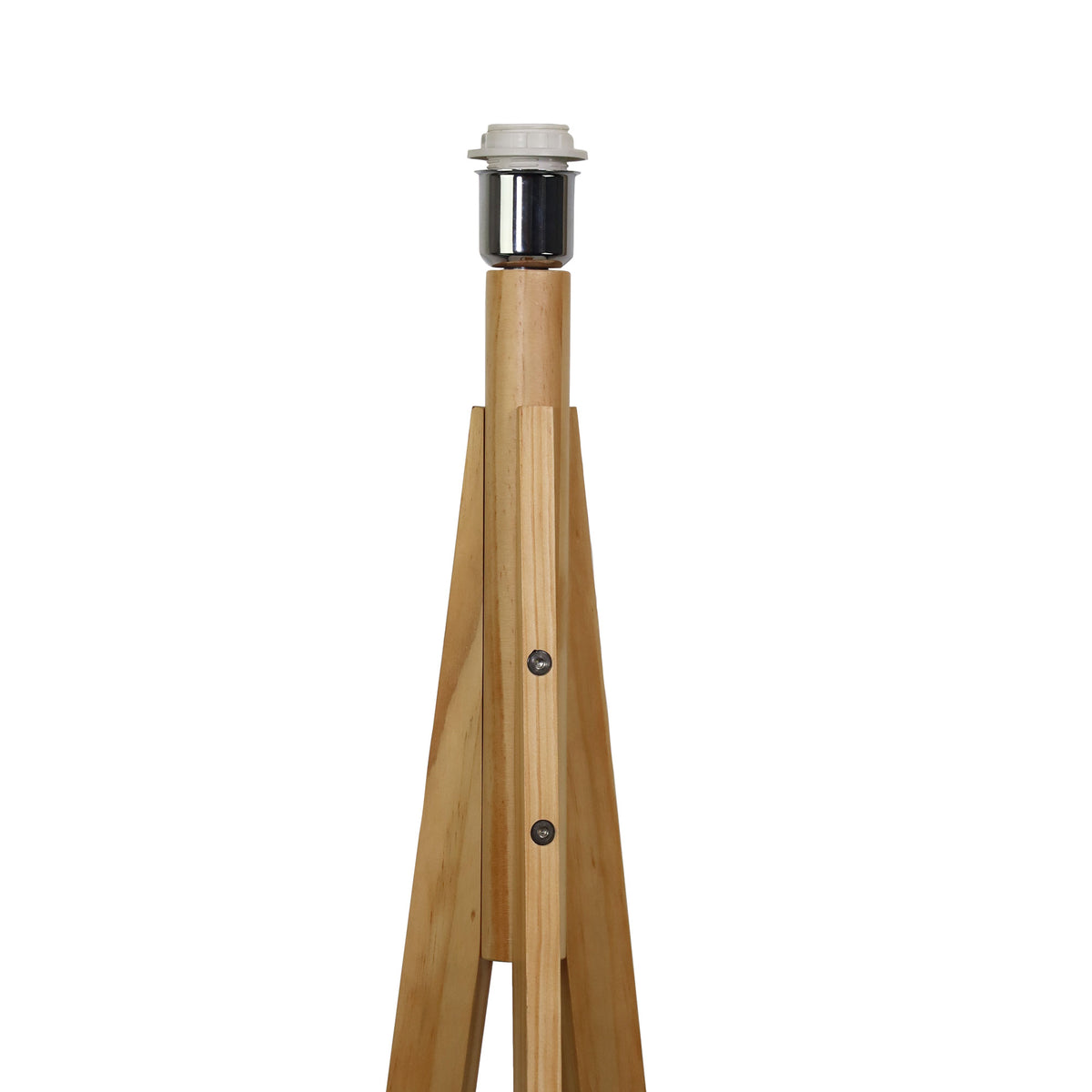 Stabb Natural Timber Floor Lamp Base