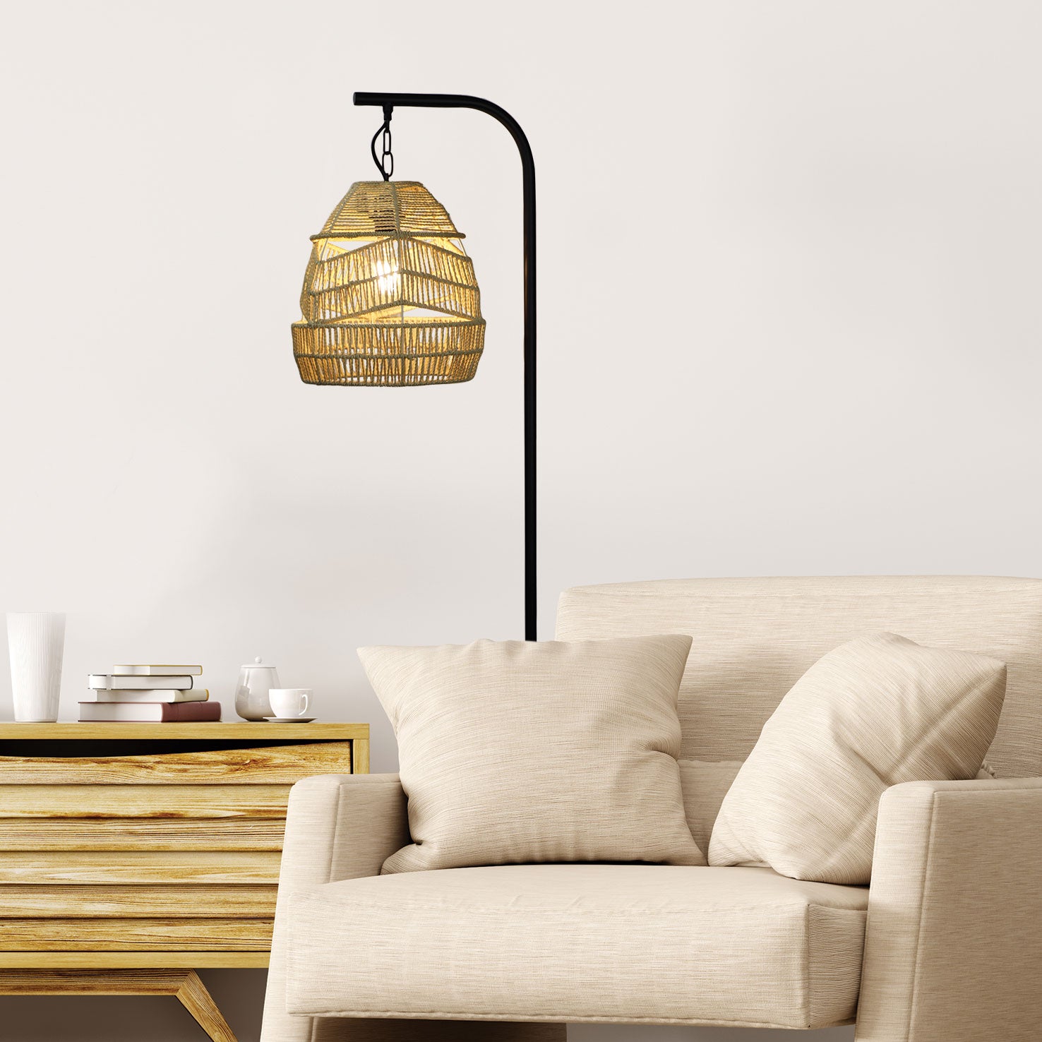 Jess Black Floor Lamp Base