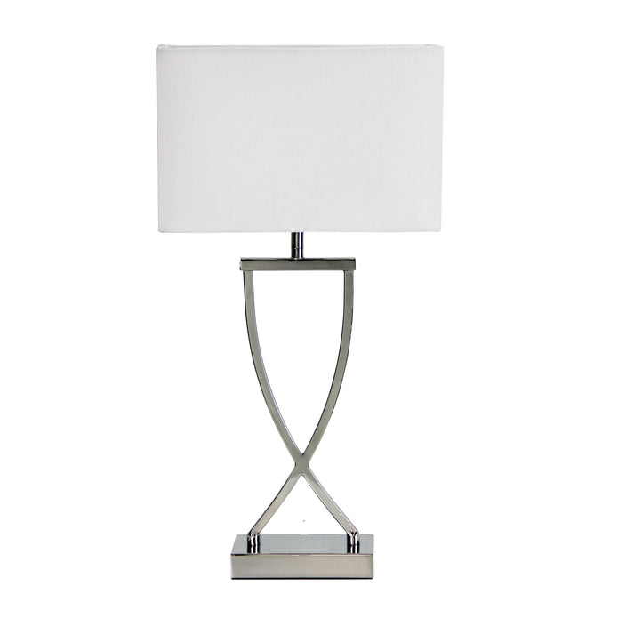 Chi Chrome Complete Bedside Lamp