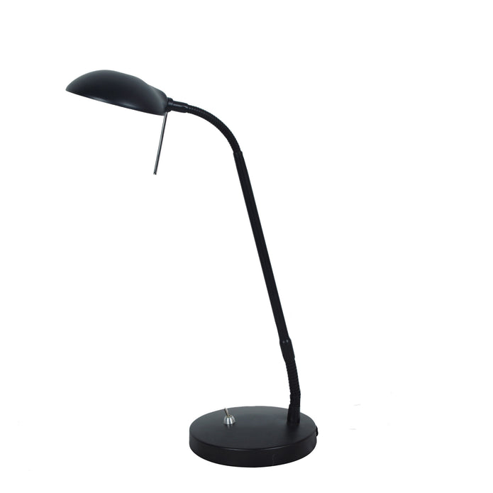 Timo Matt Black 5W 4000K LED Desk Lamp