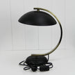 Deco Matt Black & Antique Brass Table Lamp
