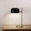 George Antique Brass & Matt Black Mid-Century Task Lamp