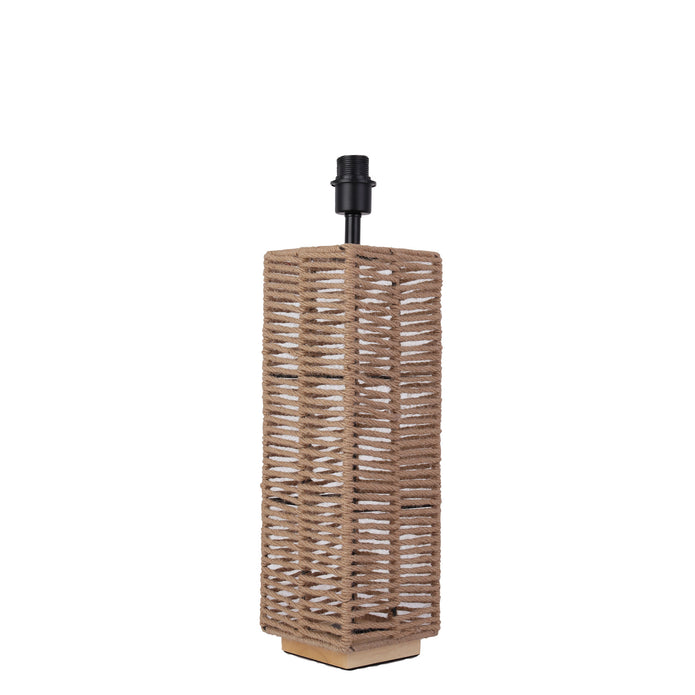 Halyard Rope Wrapped Lamp Base