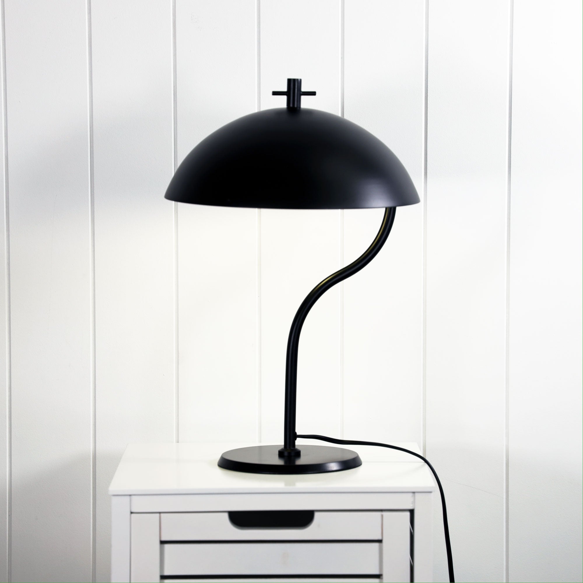 Merton Black Metal Table Lamp