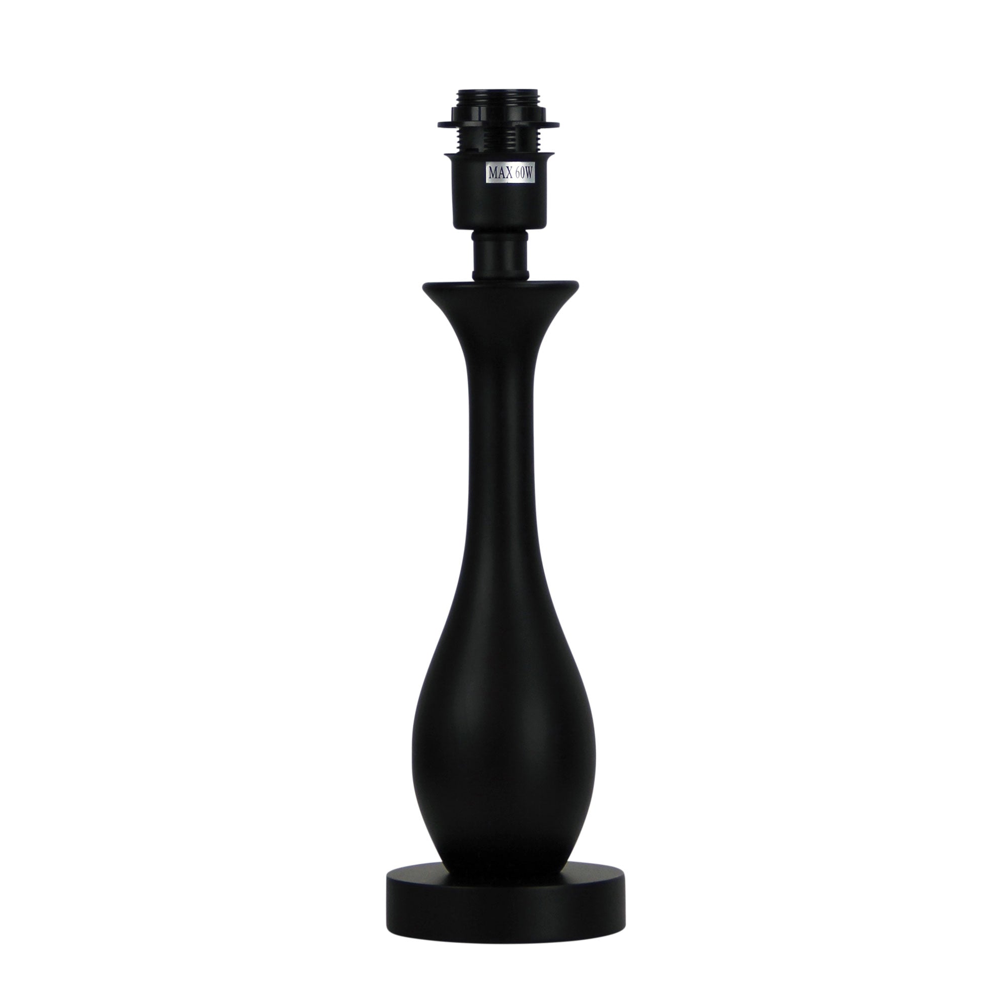 Barton Table Lamp Dark Timber Solid Timber Lamp Base E27
