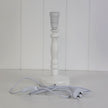Rosalie 27 White Painted Timber Table Lamp Base