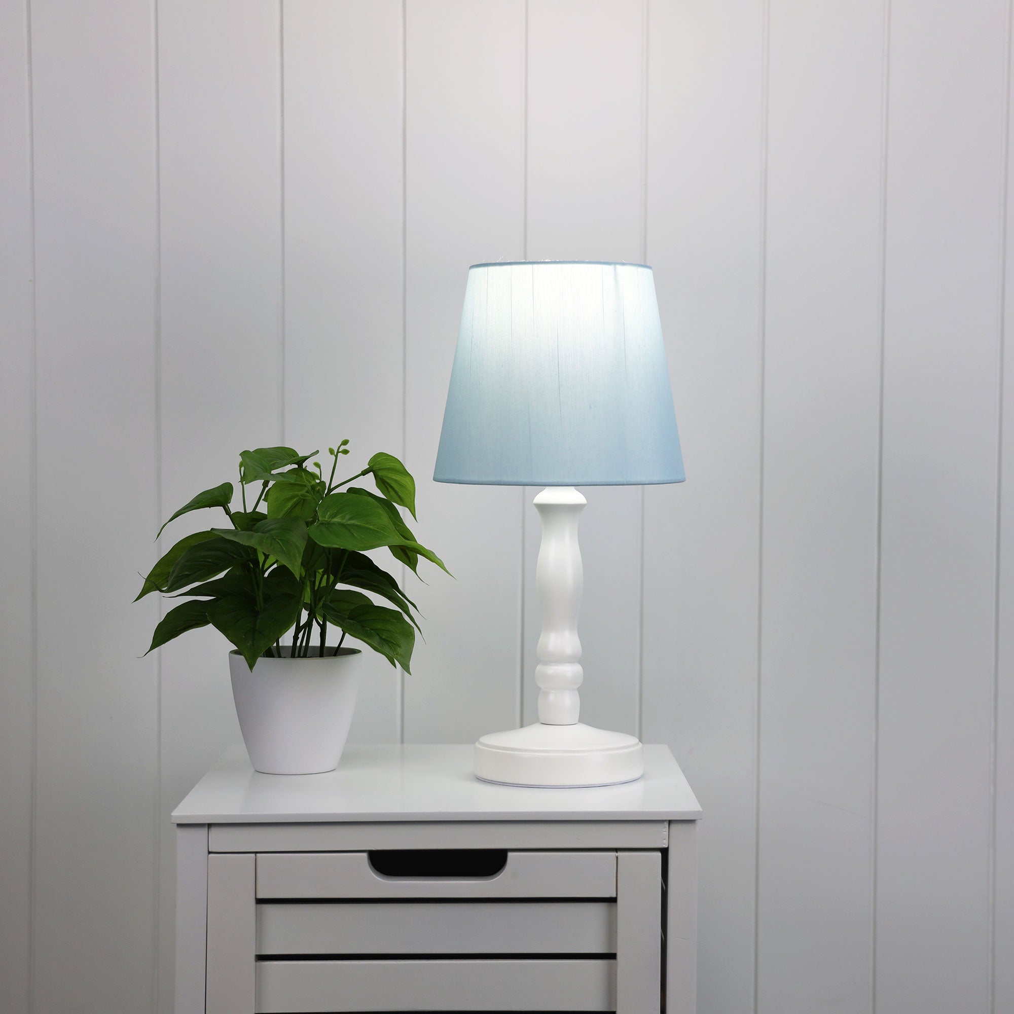 Rosalie.27 White Painted Timber Table Lamp Base