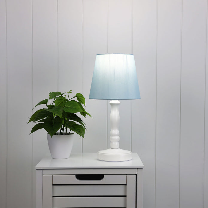 Rosalie 27 White Painted Timber Table Lamp Base