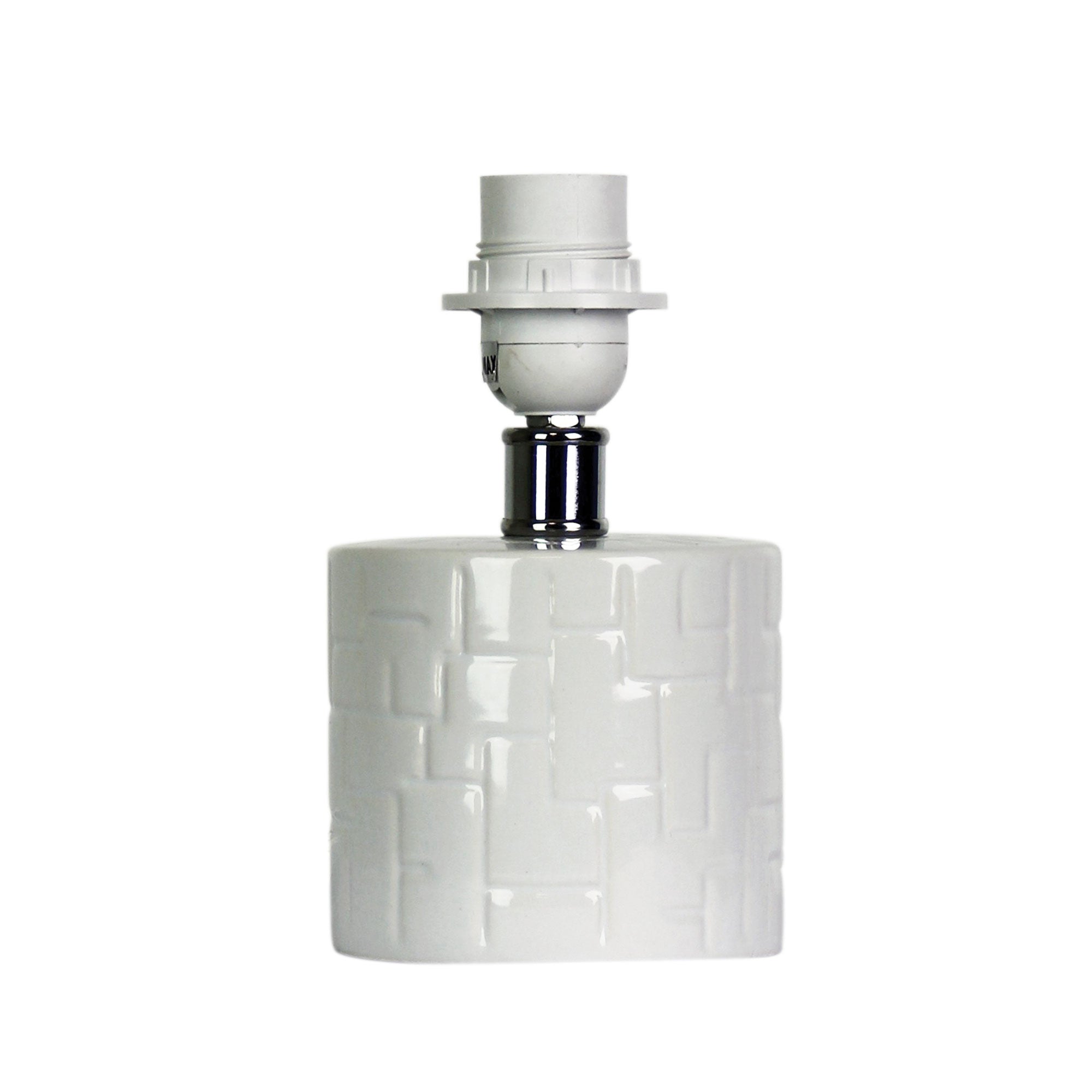 Chev Base Embossed Lamp