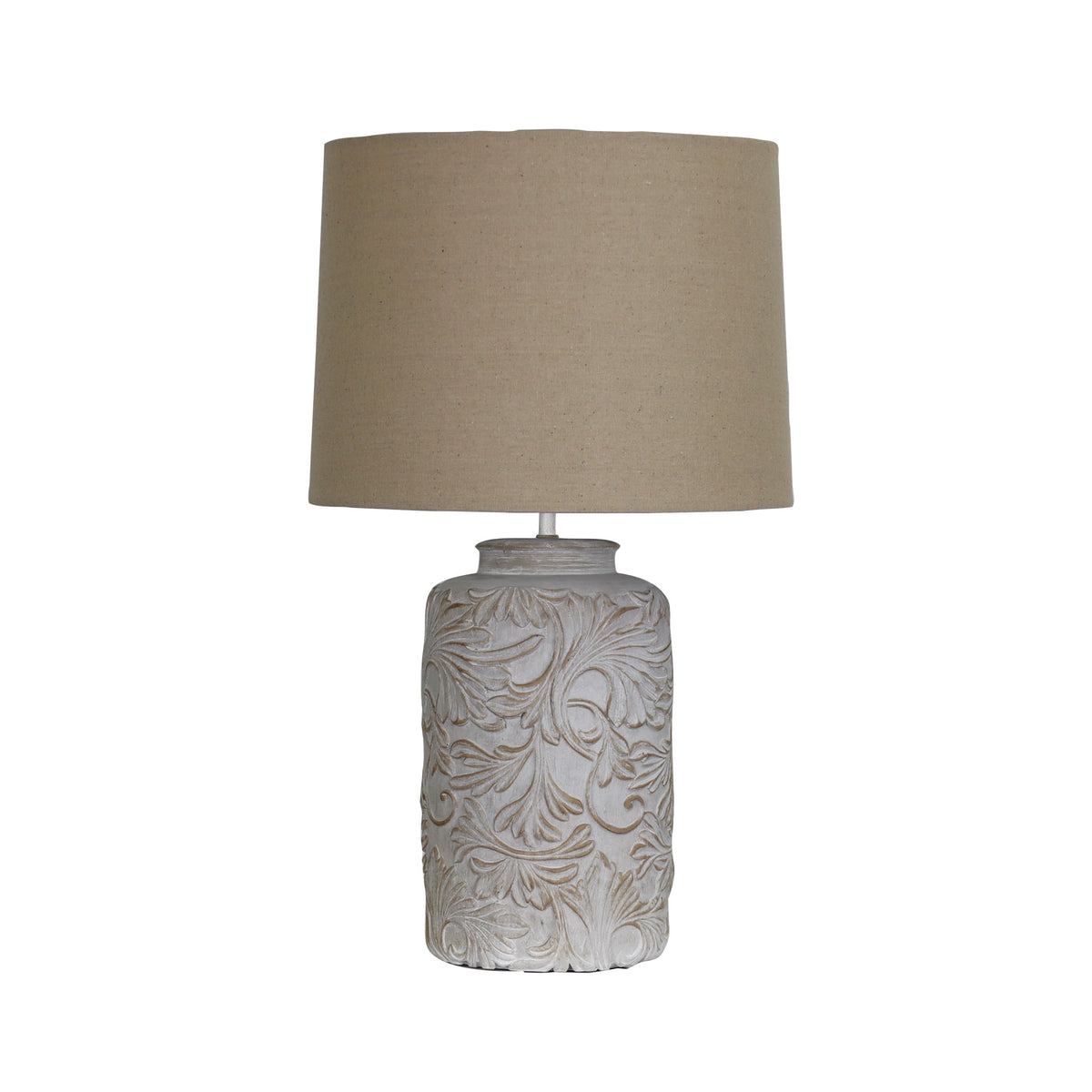 Andorra Romantic Embossed Floral Table Lamp