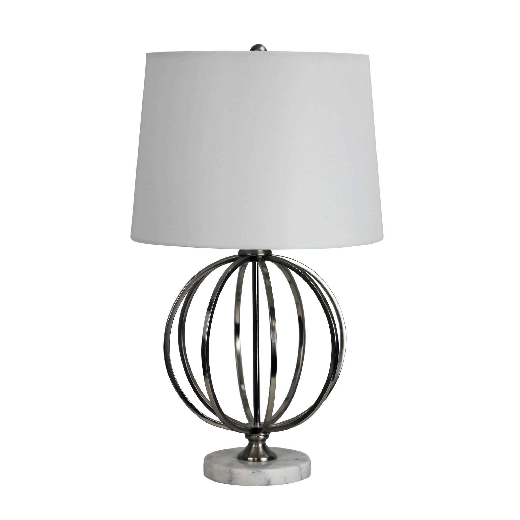 Vinchy Geometric Metal Lamp With Harp Shade