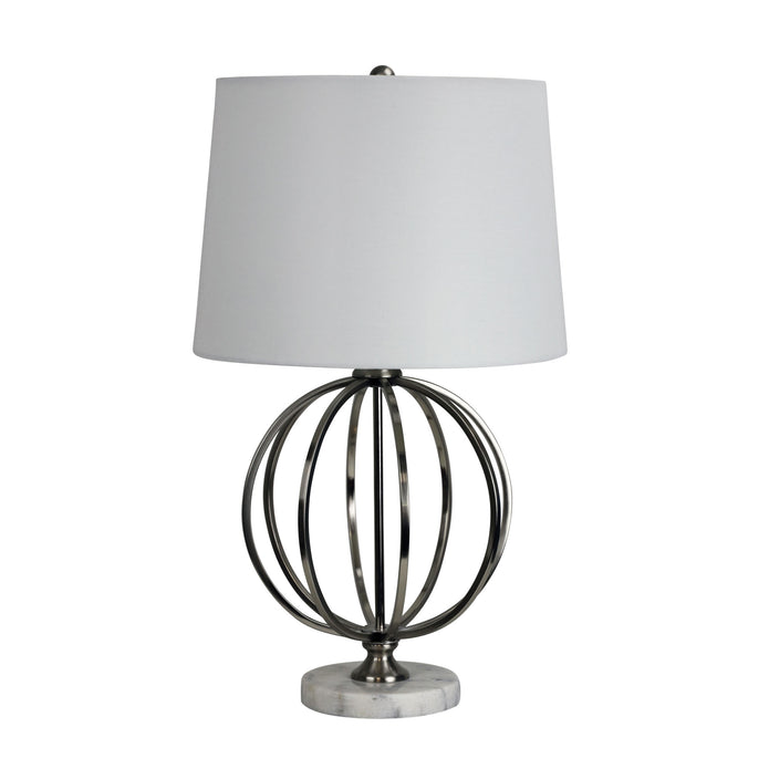 Vinchy Geometric Metal Lamp With Harp Shade