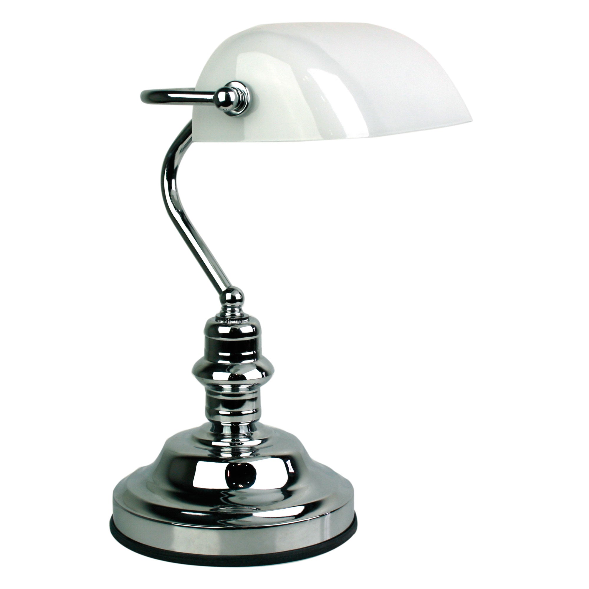 Bankers Touch On/Off Touch Lamp Bright Chrome