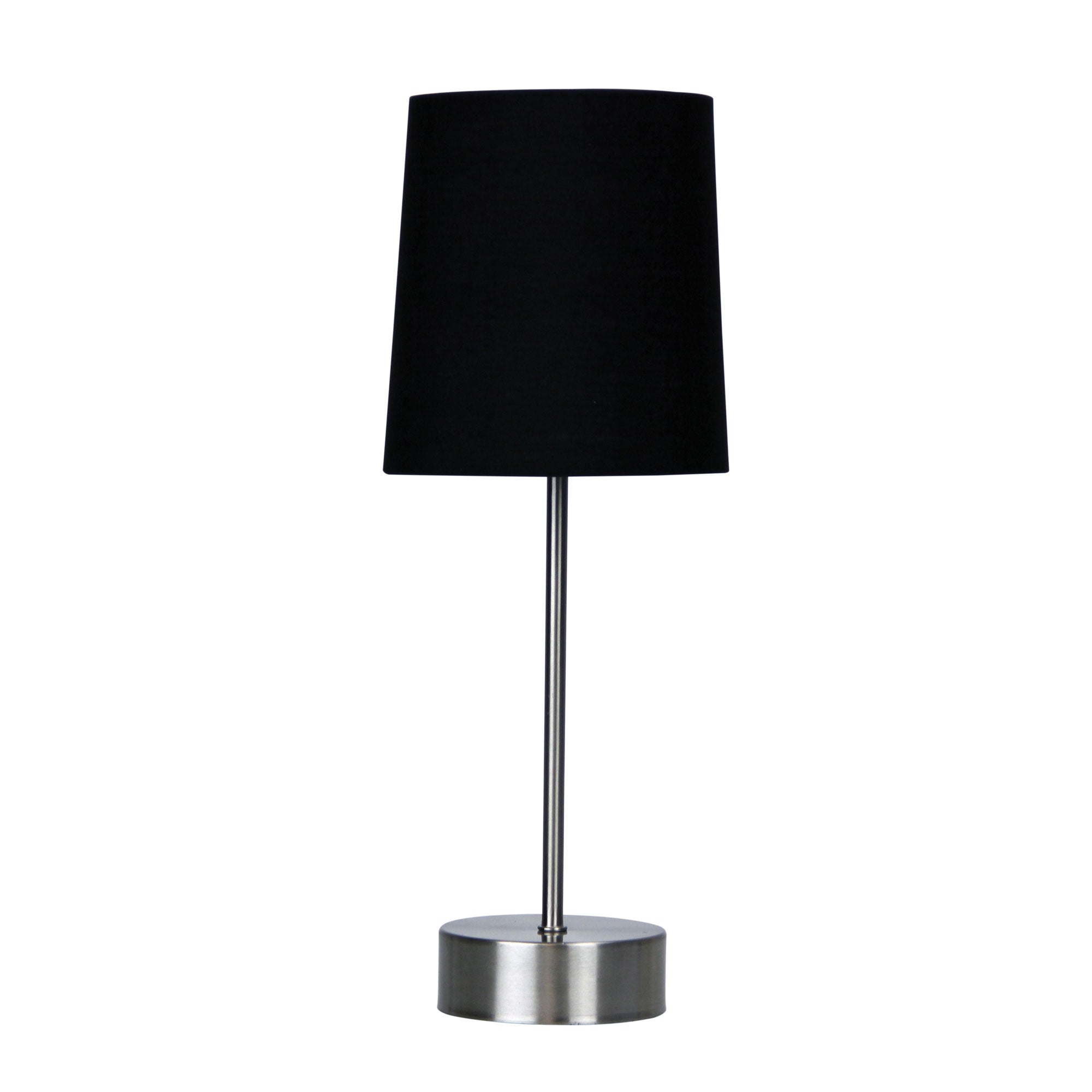 Lancet On-Off Touch Lamp Black Shade