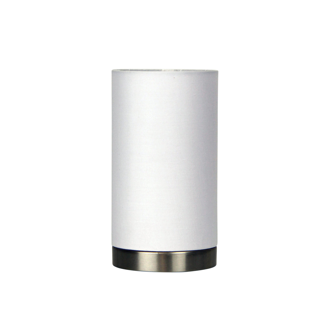 Mantel On-Off Touch Lamp White Shade