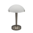 Ruby On-Off Brushed Chrome Touch Lamp