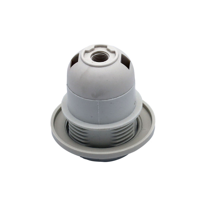 Lampholder E27 White 10mm Thread Es Lampholder