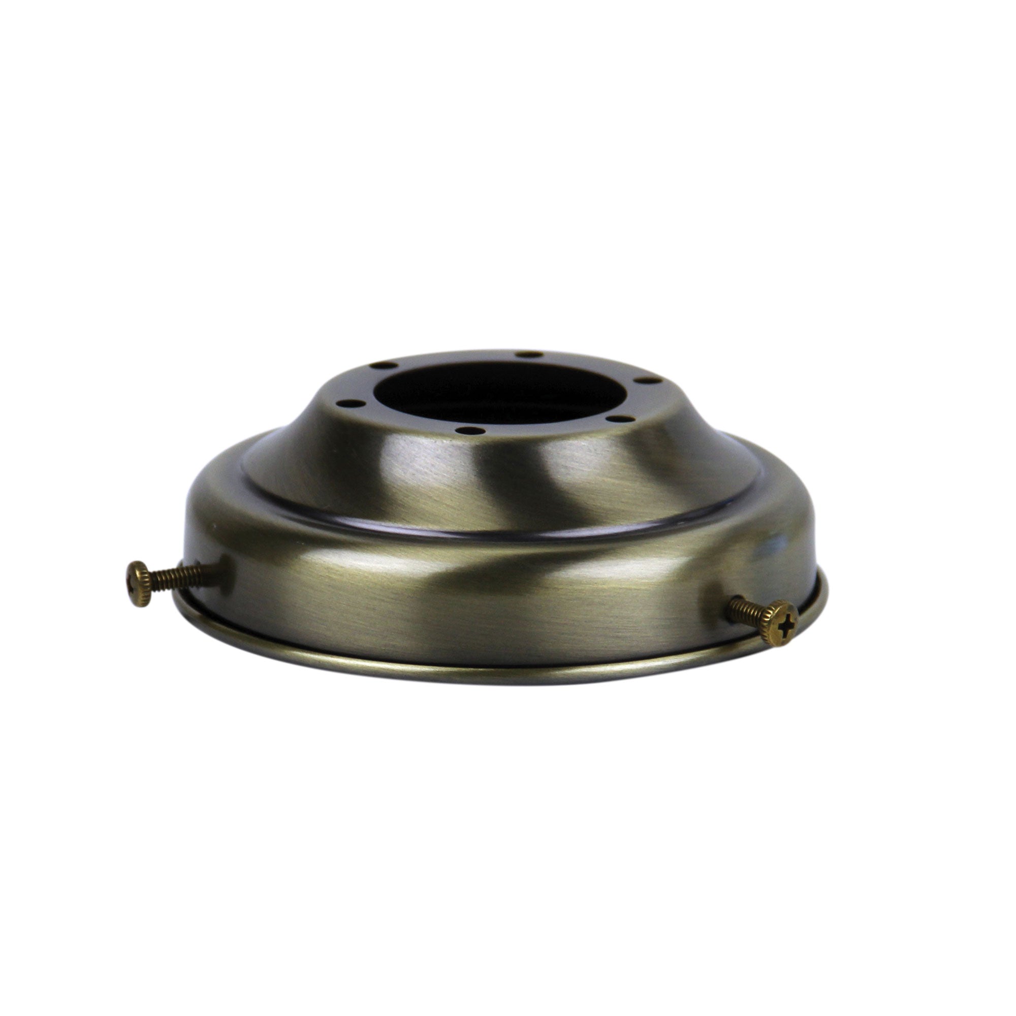 4 25 Inch Gallery Screw Gallery in Antique Brass