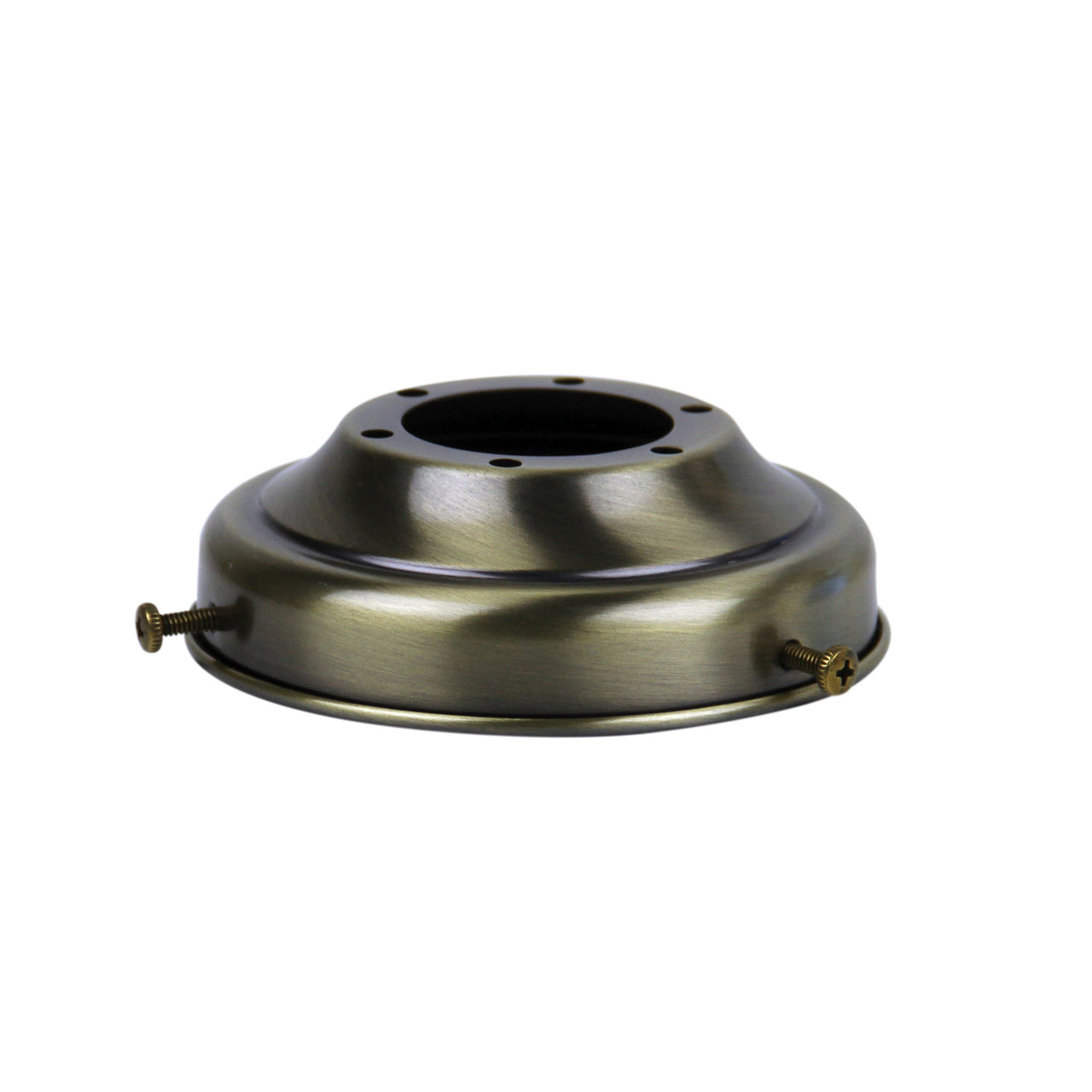4 25 Inch Gallery Screw Gallery in Antique Brass